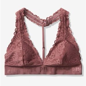 Victoria’s Secret PINK Plum Purple Lace Bralette size Small